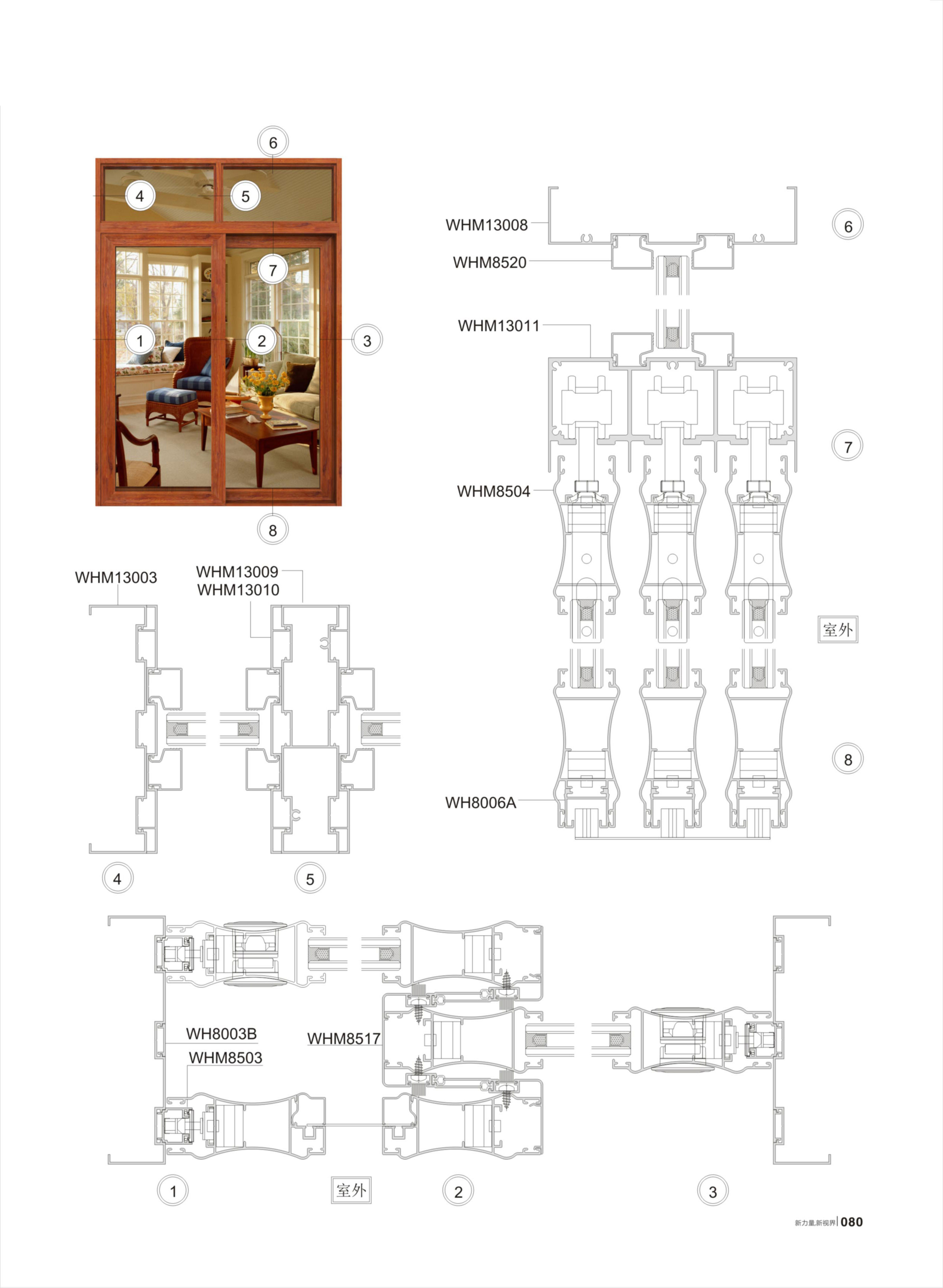 WHM85推拉、吊軌門